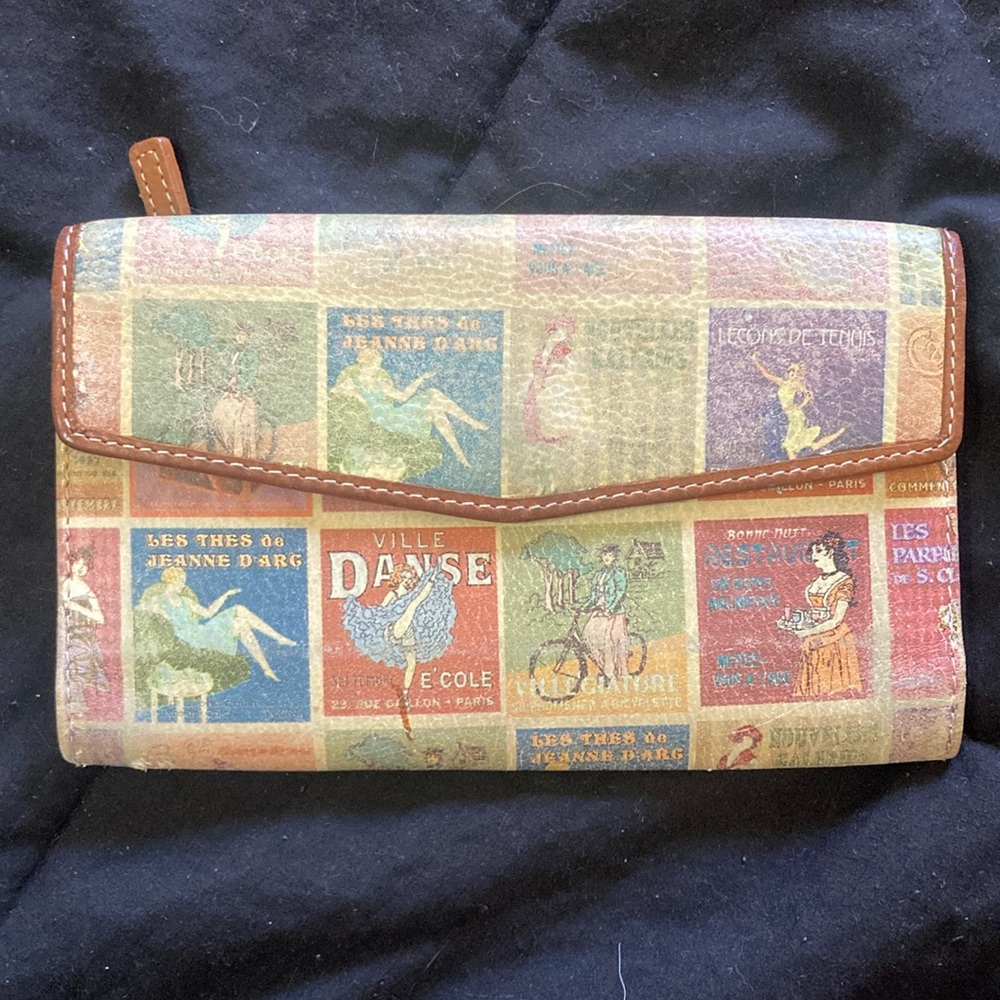 Fossil 1954 Wallet Delux Vintage French Poster Print
